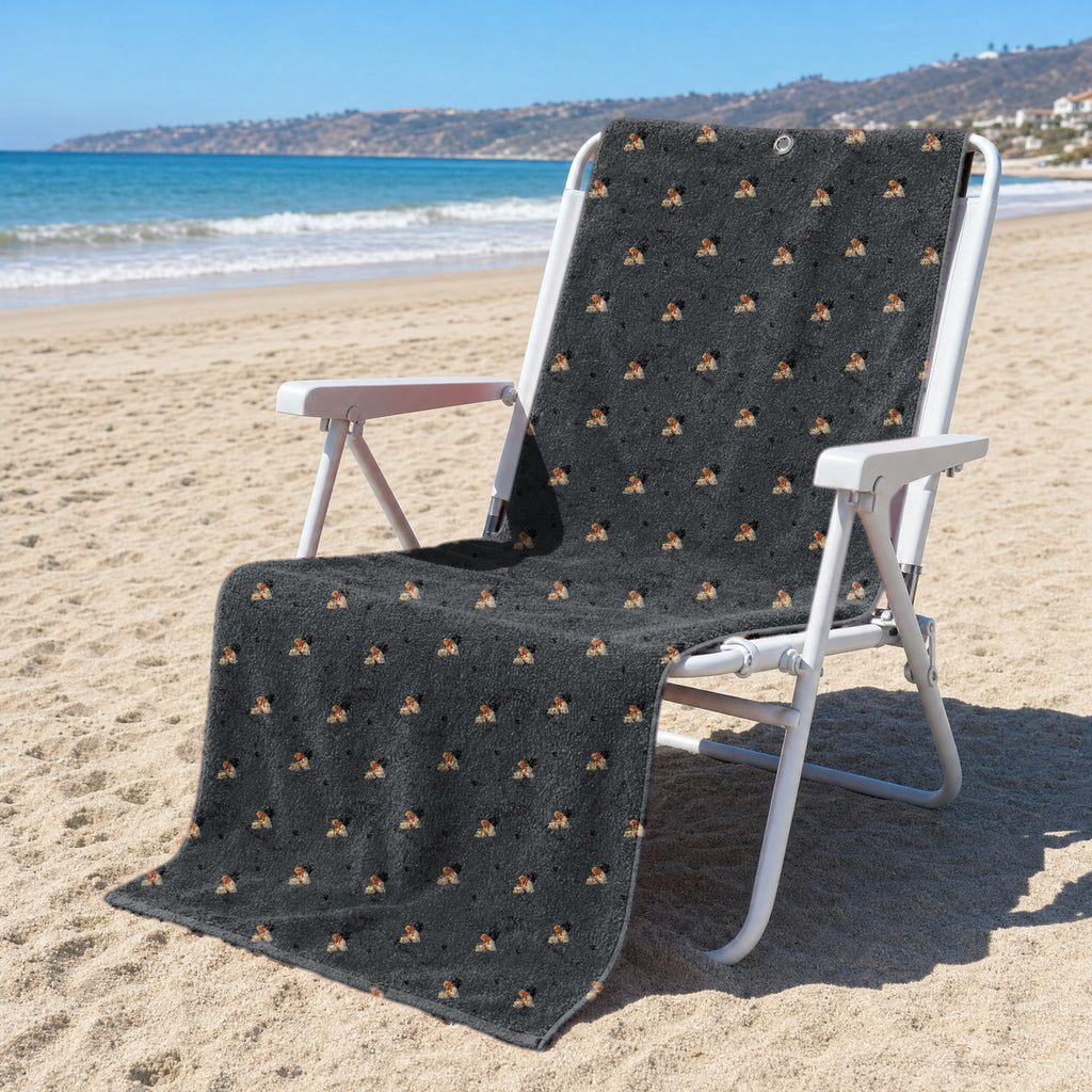 The Last Birthday of Jesus Full-Size Towel & Car Seat Cover - On a Beach Chair
