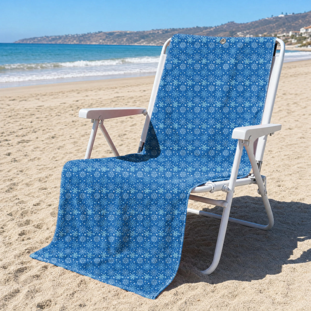 The Melt In Your Mouth Full-Size Towel & Car Seat Cover - On a Beach Chair