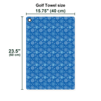 The Melt In Your Mouth Golf Towel - Size Chart