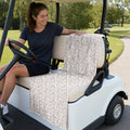 The Outlaw Full-Size Towel & Car Seat Cover - On a Golf Cart Seat