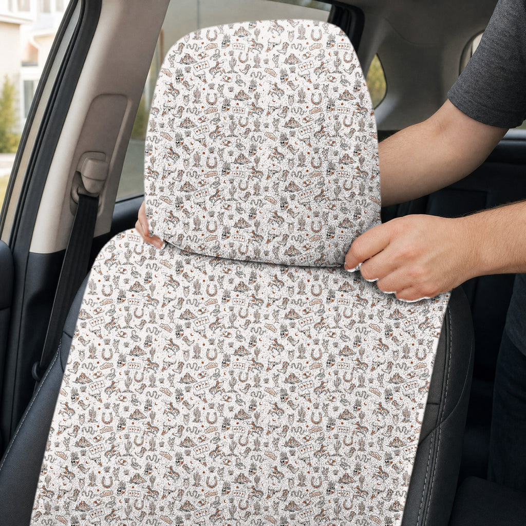 The Outlaw Full-Size Towel & Car Seat Cover - Headrest Pocket
