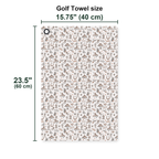 The Outlaw Golf Towel - Size Chart