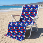 The Patriot Full-Size Towel & Car Seat Cover - On a Beach Chair