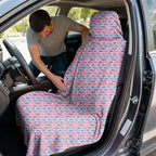 The Pink Sharks Full-Size Towel & Car Seat Cover - In the Car