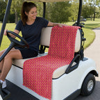 The Pink Taco Full-Size Towel & Car Seat Cover - On a Golf Cart Seat