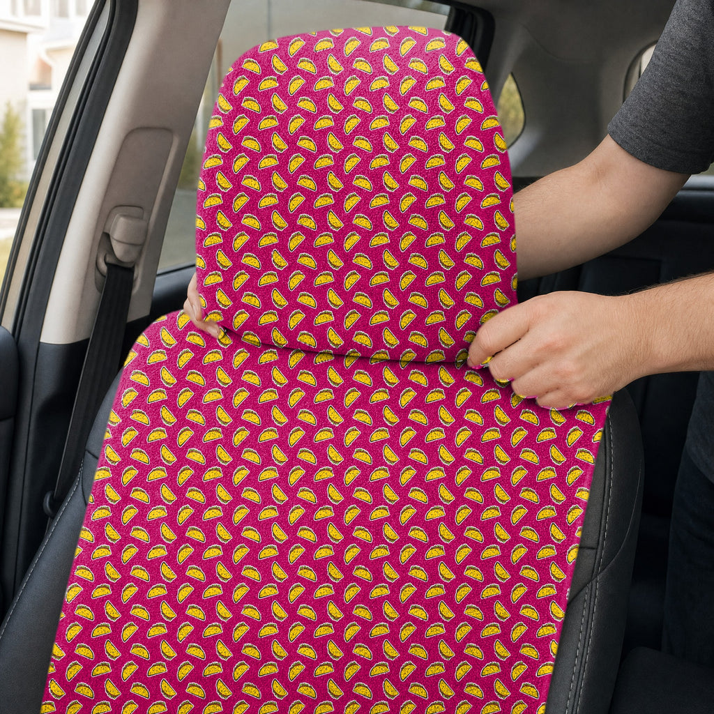 The Pink Taco Full-Size Towel & Car Seat Cover - Headrest Pocket