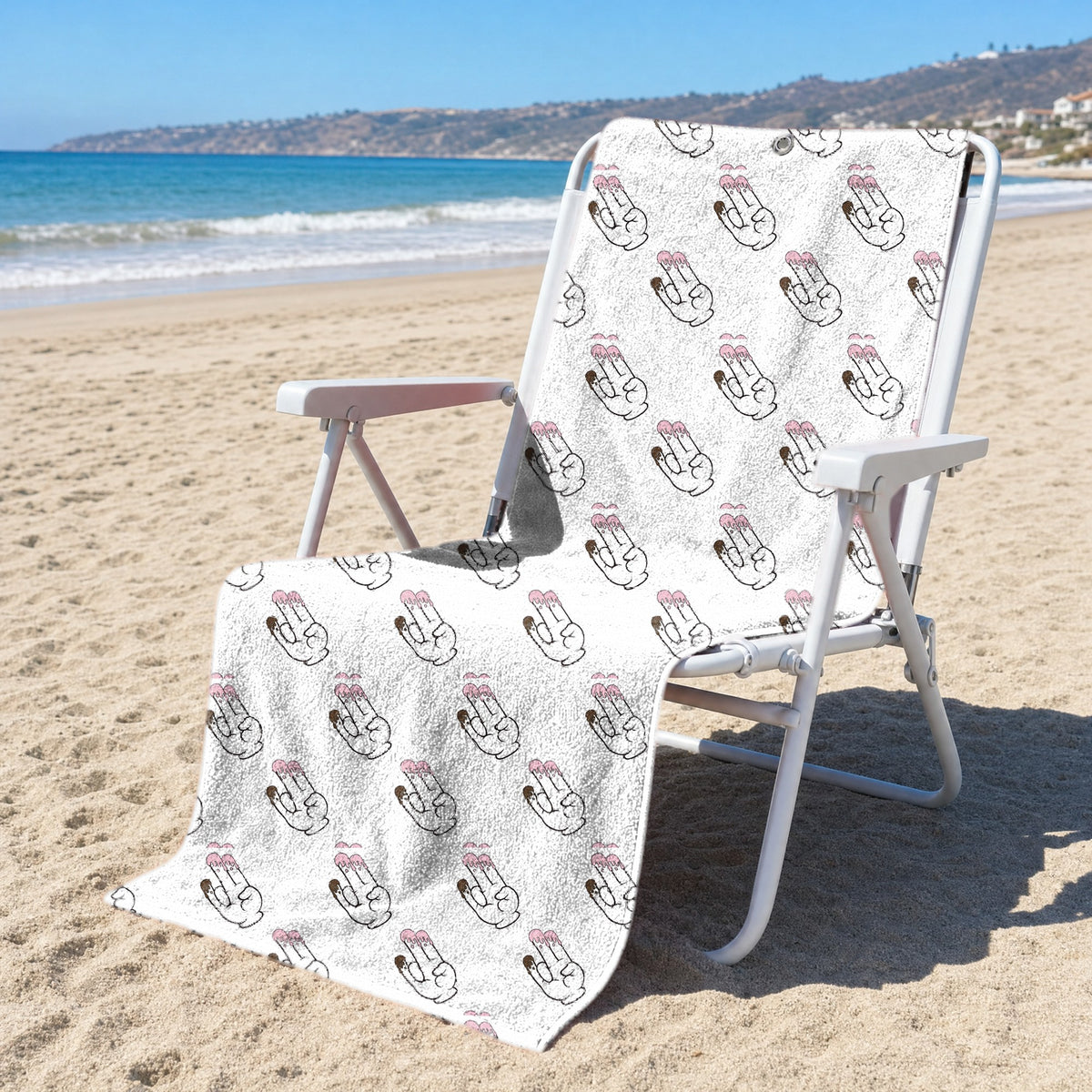 The Shocker Full-Size Towel & Car Seat Cover - On a Beach Chair