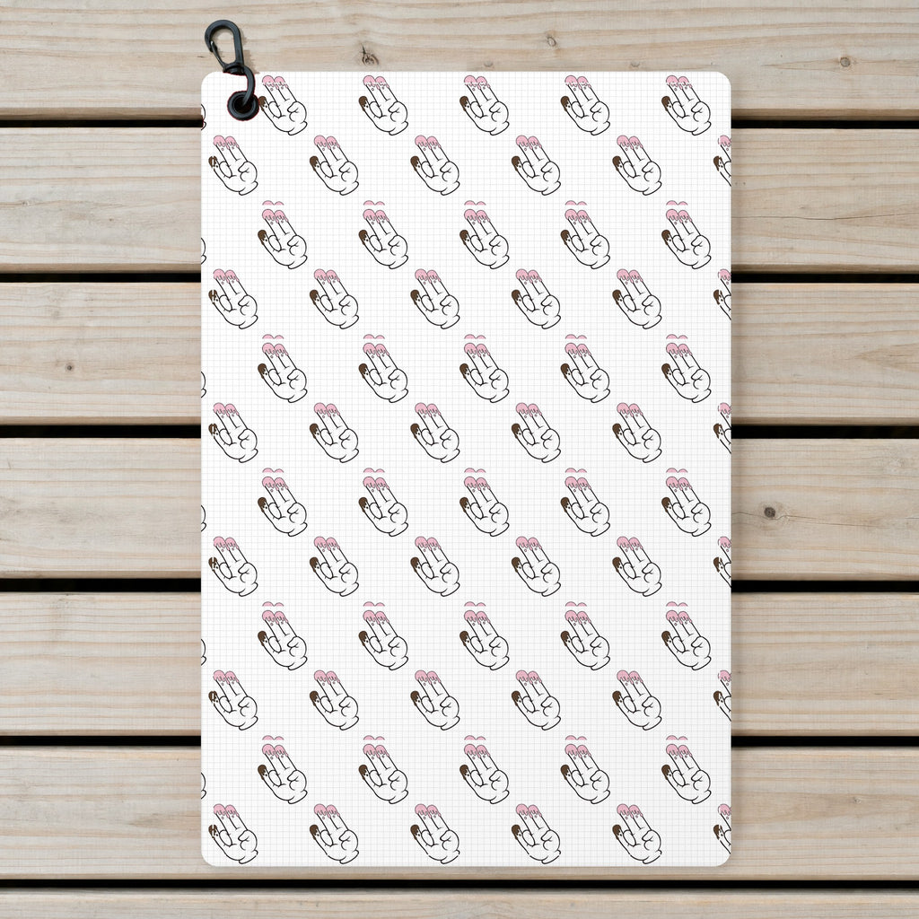 The Shocker Golf Towel - Laid Flat
