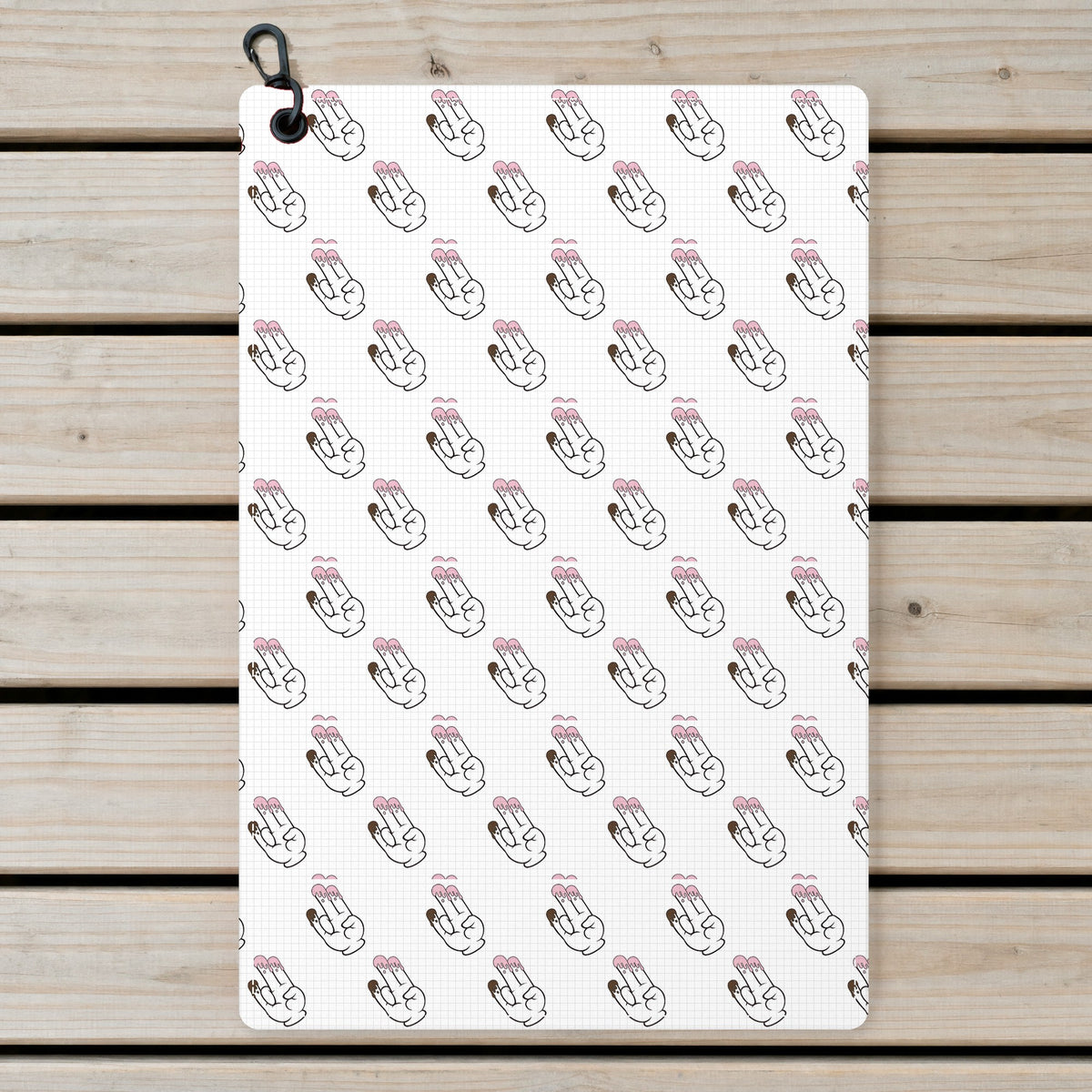 The Shocker Golf Towel - Laid Flat