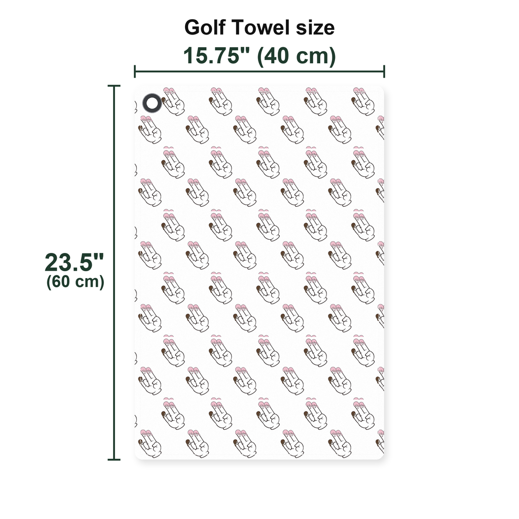 The Shocker Golf Towel - Size Chart