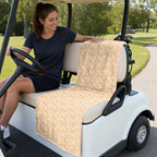The Sunshine Full-Size Towel & Car Seat Cover - On a Golf Cart Seat
