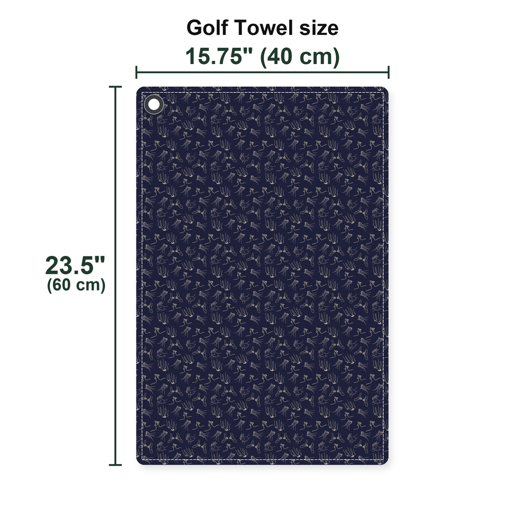 Thirsty Golf Towel - Size Chart