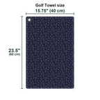 Thirsty Golf Towel - Size Chart
