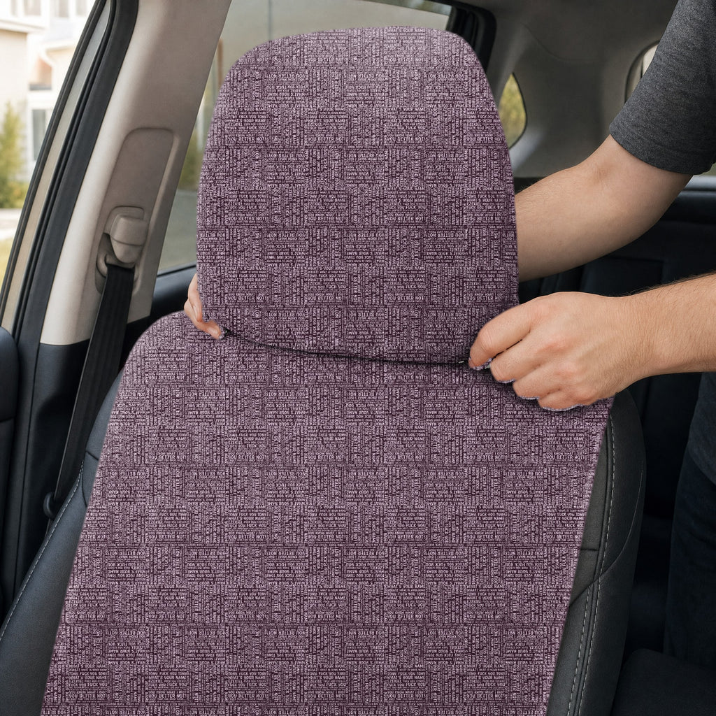 Tony and Ezekiel Full-Size Towel & Car Seat Cover - Headrest Pocket