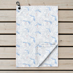 Topo Florida Golf Towel - Laid Flat