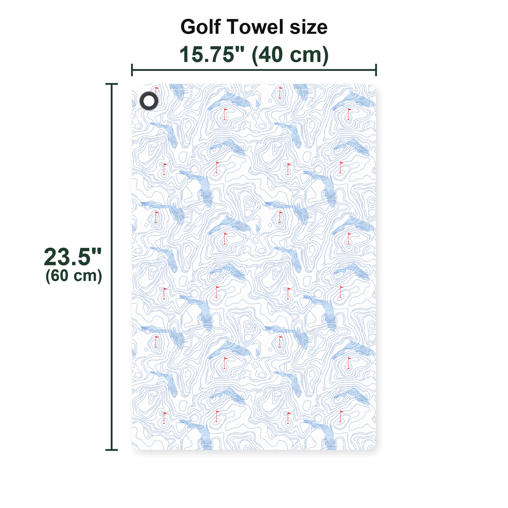 Topo Florida Golf Towel - Size Chart