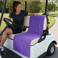 Tortoise Love Full-Size Towel & Car Seat Cover - On a Golf Cart Seat
