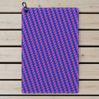Tortoise Love Golf Towel - Laid Flat