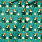Toucan Tee Time Youth Golf Polo - Detail Close-up