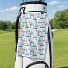 Transfusion Golf Golf Towel - Hanging on a Golf Bag