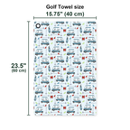 Transfusion Golf Golf Towel - Size Chart