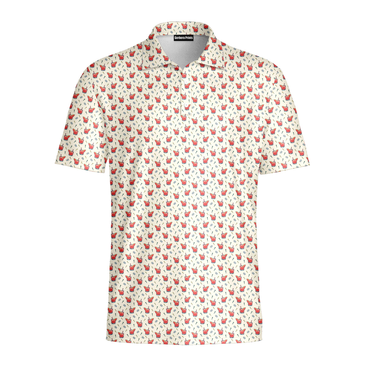 Transfusion Hour Polo Shirt For Men - Front