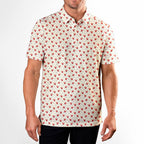 Transfusion Hour Polo Shirt For Men - Model Front