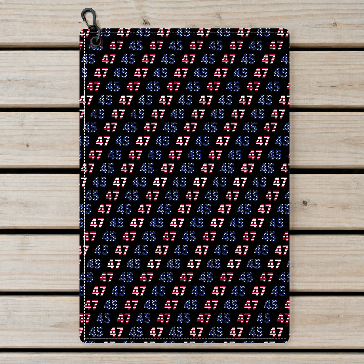 True American Special Edition Golf Towel - Laid Flat