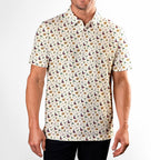Turn Night Latkes Polo Shirt For Men - M-FRONT