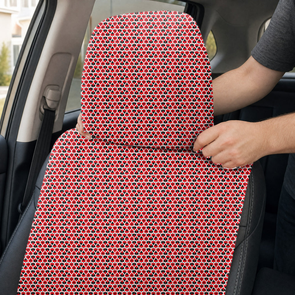 Turned On Full-Size Towel & Car Seat Cover - Headrest Pocket