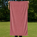 Turned On Full-Size Towel & Car Seat Cover - Held Open