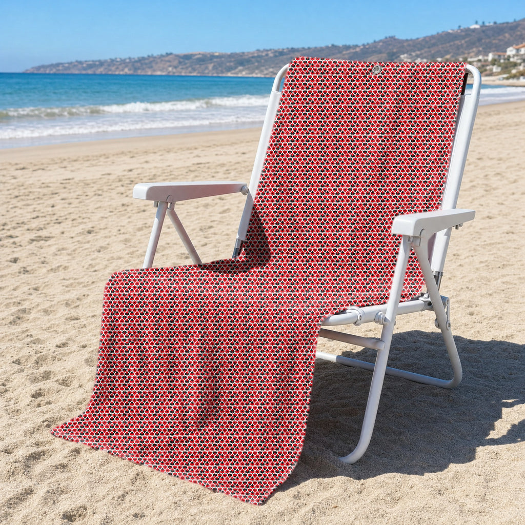Turned On Full-Size Towel & Car Seat Cover - On a Beach Chair