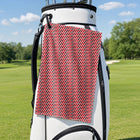 Turned On Golf Towel - Hanging on a Golf Bag