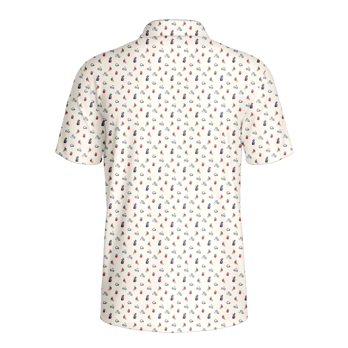 Unbothered Nineteenth Polo Shirt For Men - Back