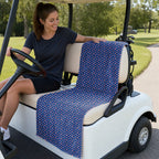 Uncle Sam Patriotic Full-Size Towel & Car Seat Cover - On a Golf Cart Seat