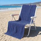 Uncle Sam Patriotic Full-Size Towel & Car Seat Cover - On a Beach Chair