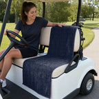 Until You Look Closer Full-Size Towel & Car Seat Cover - On a Golf Cart Seat