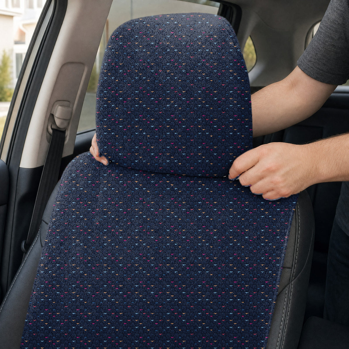 Until You Look Closer Full-Size Towel & Car Seat Cover - Headrest Pocket