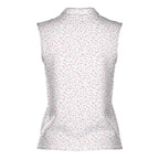 USA Spatter Women Sleeveless Polo Shirt - 3