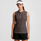 Wicked Hearts Women Sleeveless Polo Shirt - Model