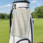 Wild Mallard Golf Towel - Hanging on a Golf Bag