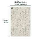 Wild Mallard Golf Towel - Size Chart