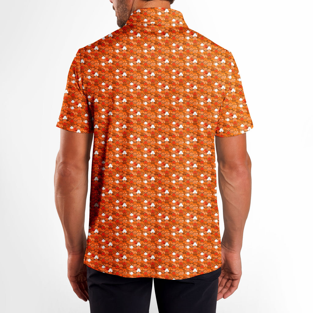 Wild Night Polo Shirt For Men - Model Back