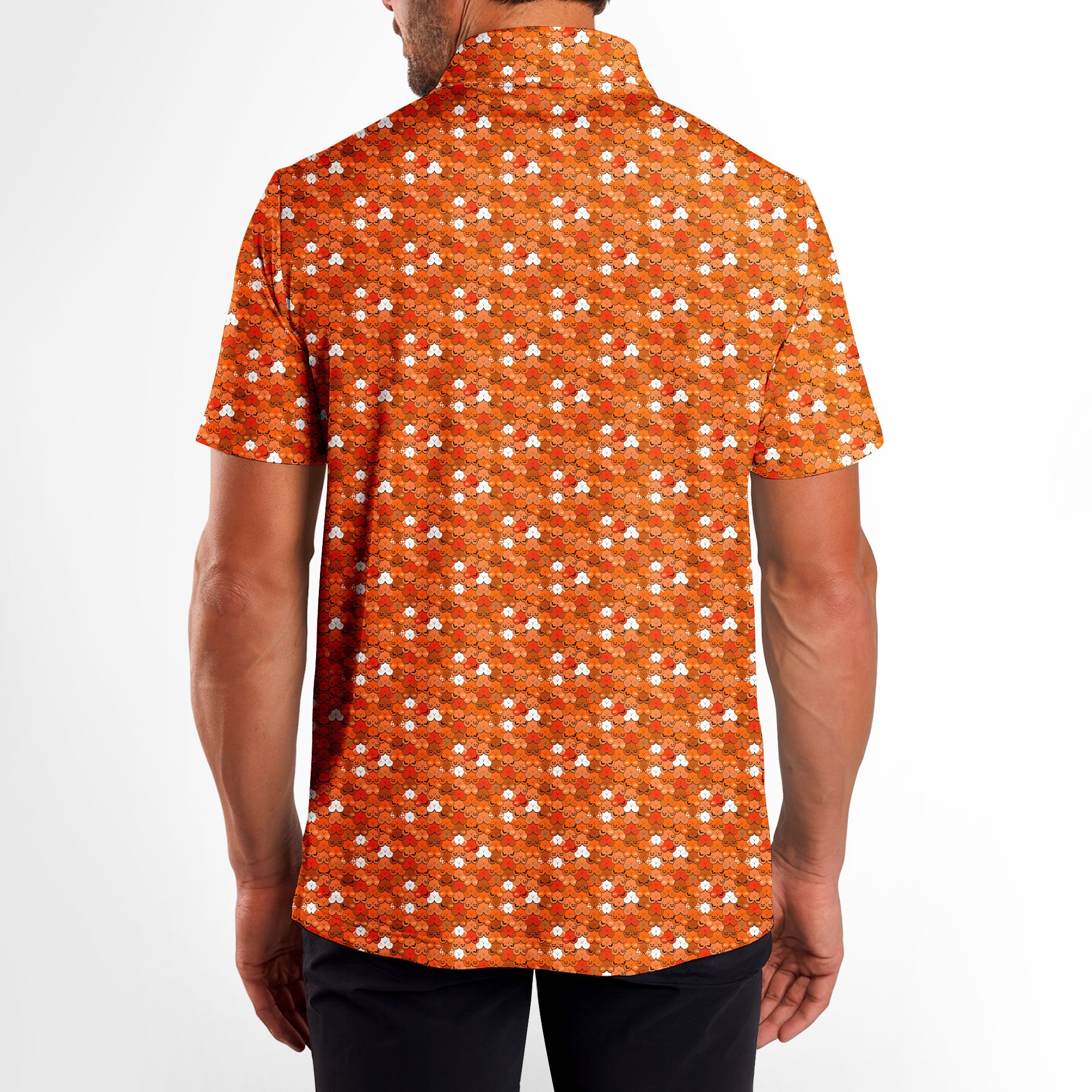 Wild Night Polo Shirt For Men - Model Back