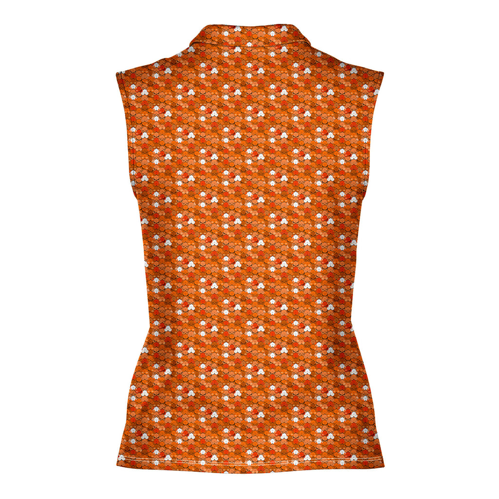 Wild Night Women Sleeveless Polo Shirt - 3