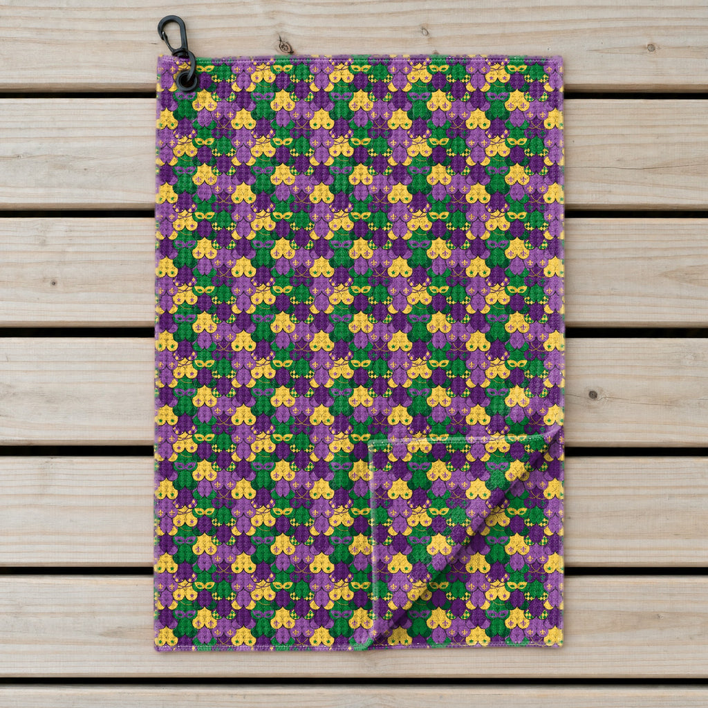 Wild Tuesday Golf Towel - Laid Flat