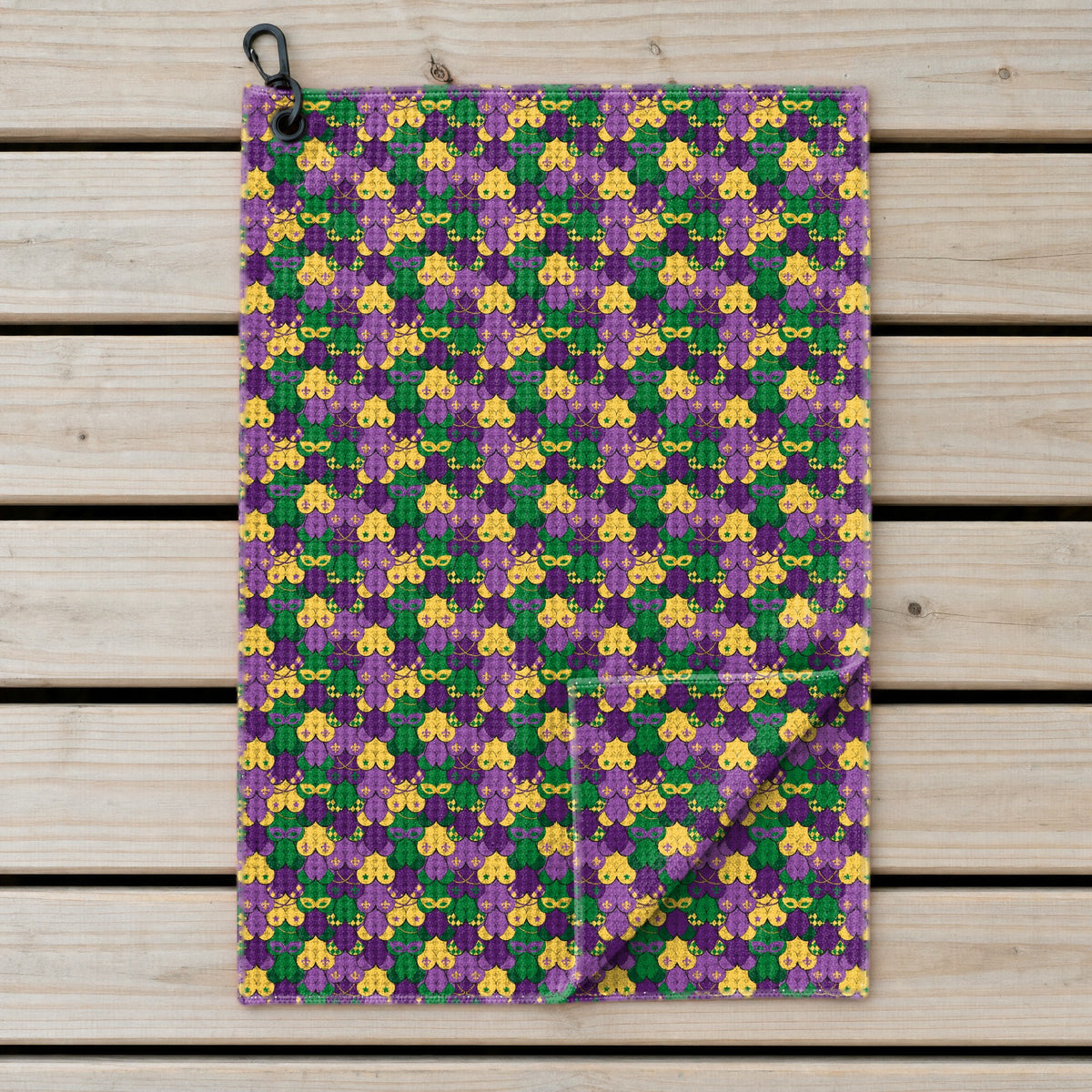 Wild Tuesday Golf Towel - Laid Flat