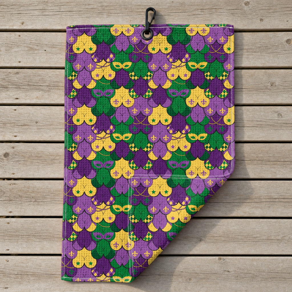 Wild Tuesday Golf Towel - Laid Flat