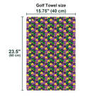 Wild Tuesday Golf Towel - Size Chart