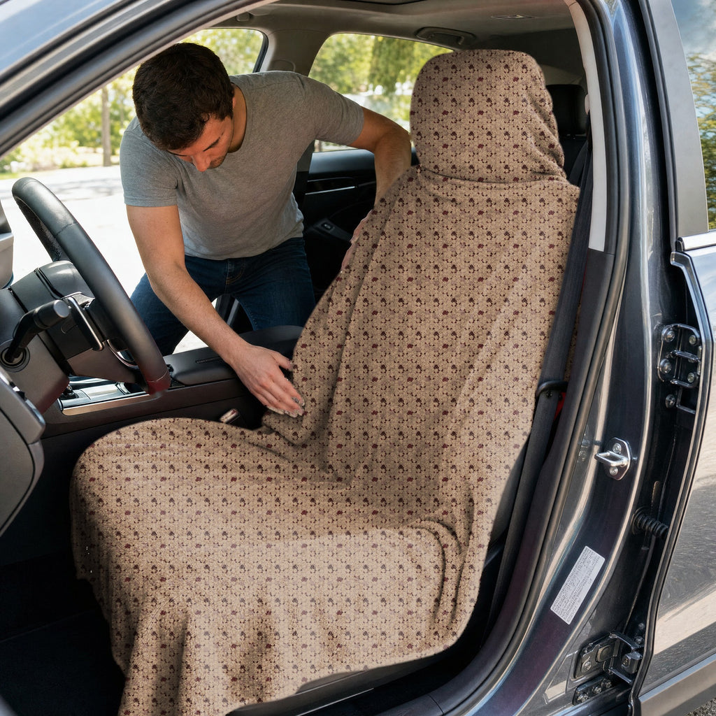 Wild West Full-Size Towel & Car Seat Cover - In the Car